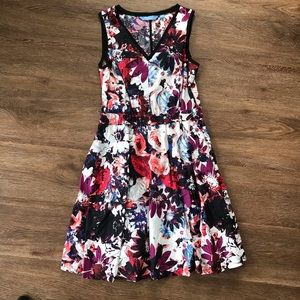 Watercolor Floral Dress